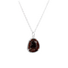 Adorn Petite Geode Silver Necklace