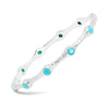 Neptune Arizona Turquoise Silver Bangle