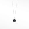 Adorn Petite Geode Silver Necklace