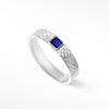 Blue Sapphire Silver Ring