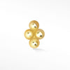 Tetra-bead in Gold 14K Threadless