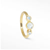 Moonstone Gold 14K Seam Ring