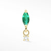 Emerald Gold 14K Threadless