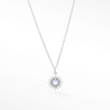 Urchin Moonstone Silver Necklace