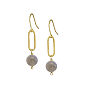 Labradorite Gold Vermeil Earrings