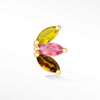 Wildling Triple Multi Tourmaline Gold 14K Threadless