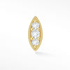 Marquise Gold 14k Threaded Studs